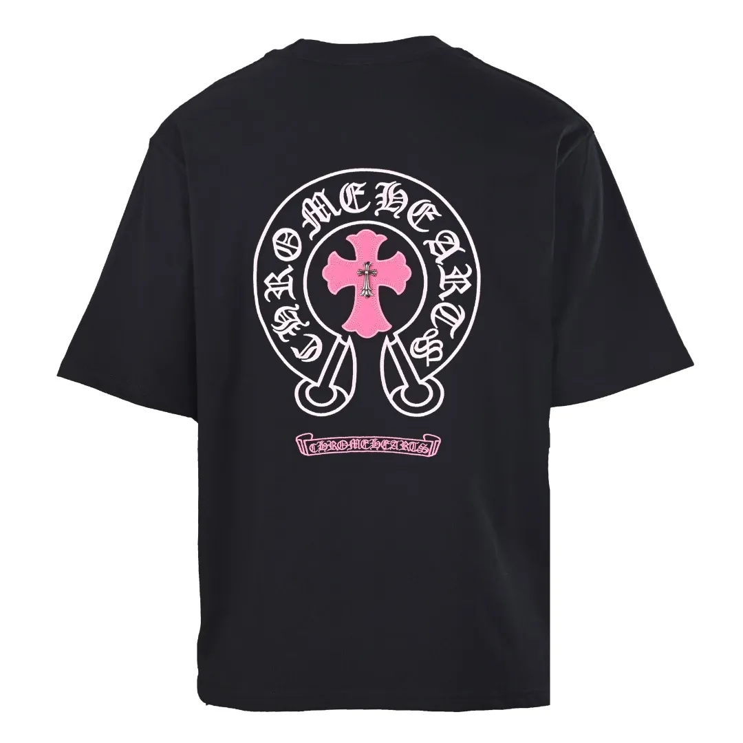 150 CHROME HEARTS/ CH Pink T 2026 0 Quality os 0 ：Black White Size：S-XL